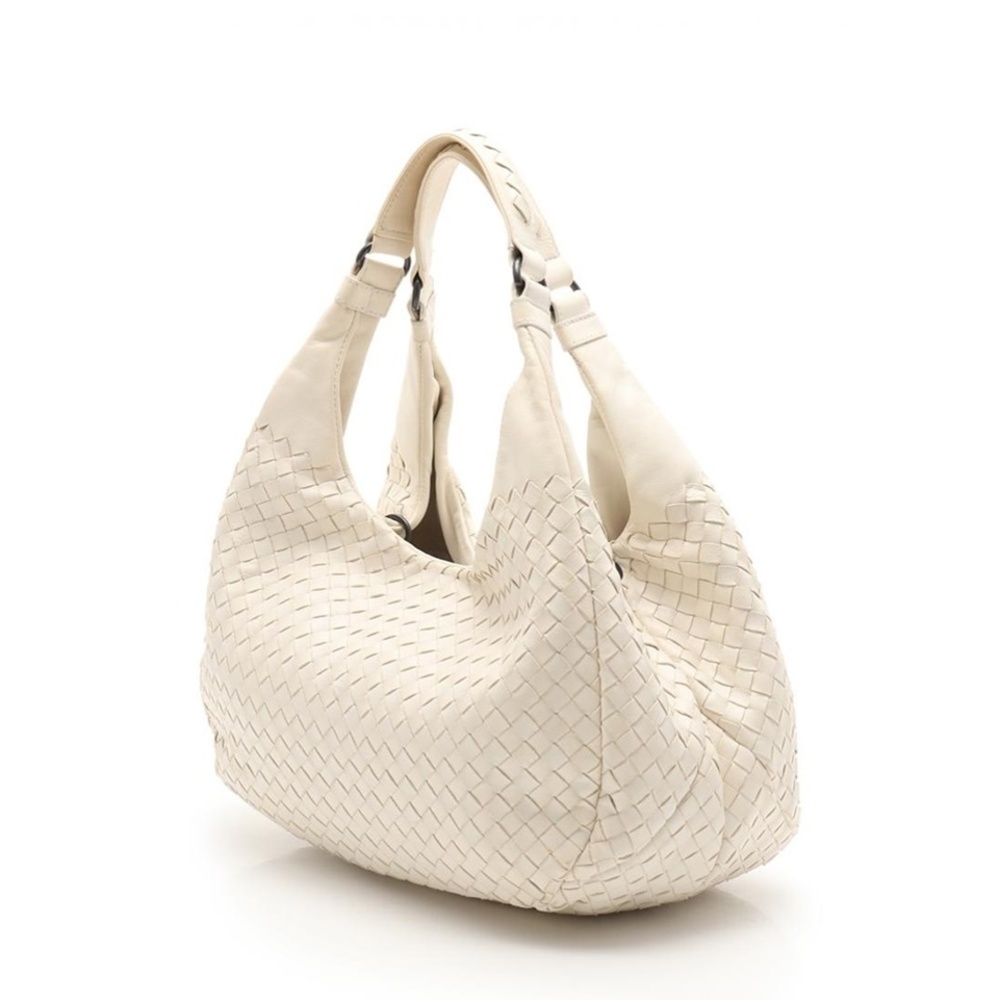 Bottega Veneta Bag Ivory Campana Leather Shoulder